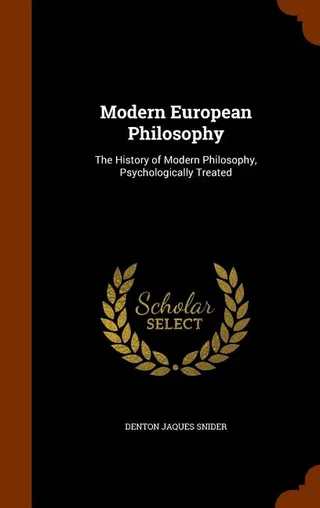 Modern European Philosophy