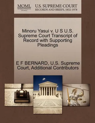 Minoru Yasui v. U.S.