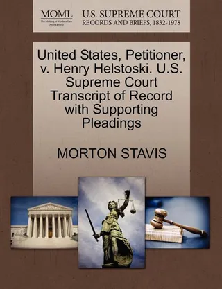 United States, Petitioner, v. Henry Helstoski