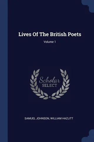 Lives Of The British Poets