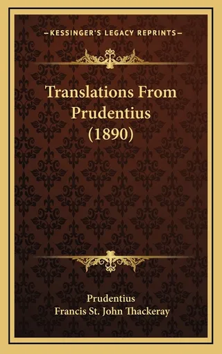 Translations From Prudentius