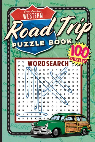 American Western Road Trip Puzzle Book