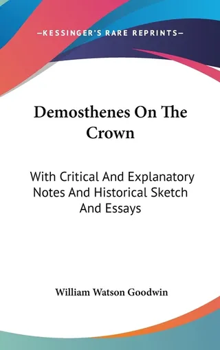 Demosthenes On The Crown