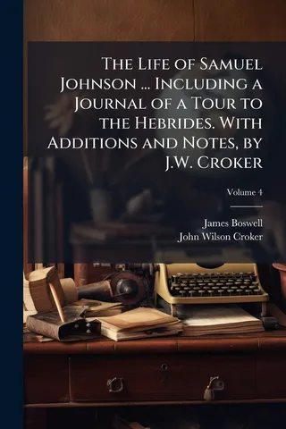 The Life of Samuel Johnson ... Including a Journal of a Tour to the Hebrides. With Additions and Notes, by J.W. Croker; Volume 4