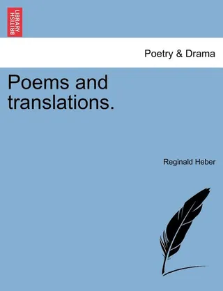 Poems and Translations.