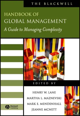 The Blackwell Handbook of Global Management