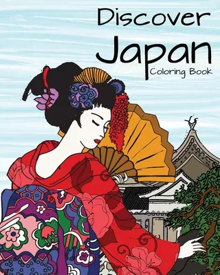 Discover Japan Coloring Book