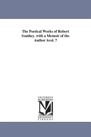 The Poetical Works of Robert Southey