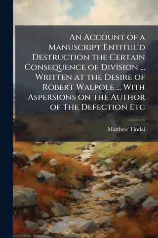 An Account of a Manuscript Entitul'd Destruction the Certain Consequence of Division