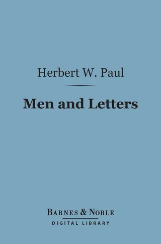 Men and Letters