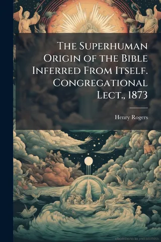 The Superhuman Origin of the Bible Inferred From Itself