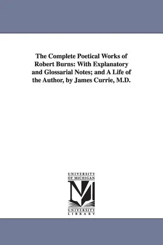 The Complete Poetical Works of Robert Burns