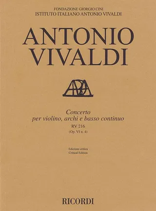 Concerto for Violin, Strings and Basso Continuo