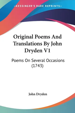 Original Poems And Translations