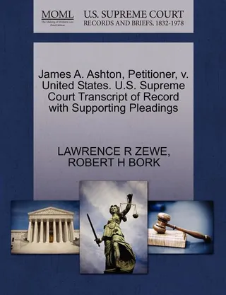 James A. Ashton, Petitioner, v. United States