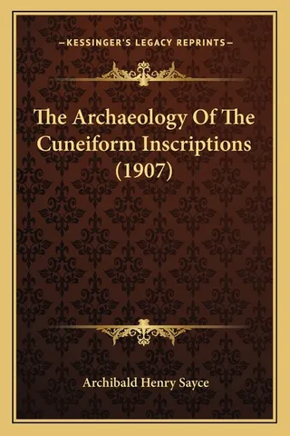 The Archaeology Of The Cuneiform Inscriptions