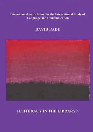 Illiteracy in the Library?