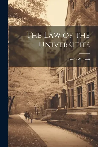 The Law of the Universities