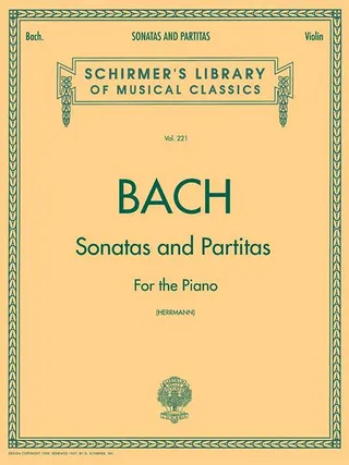 Bach Sonatas and Partitas Violin Solo Sheet Music Schirmer Library of Classics Vol. 221 Unaccompanied Violin Works