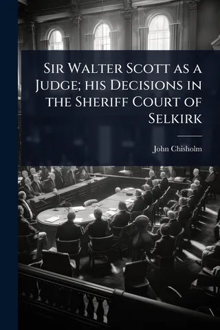 Sir Walter Scott as a Judge