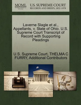 Laverne Slagle et al., Appellants, v. State of Ohio