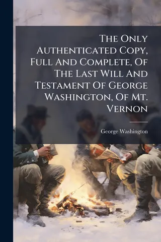 The Only Authenticated Copy, Full And Complete, Of The Last Will And Testament Of George Washington, Of Mt. Vernon