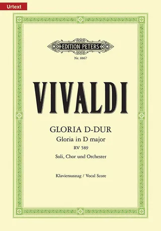 Gloria in D RV 589 Vocal Score
