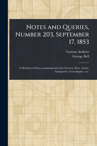 Notes and Queries