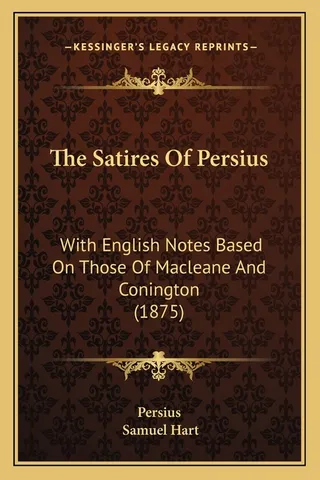 The Satires Of Persius