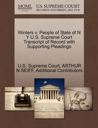 Winters v. People of State of New York
