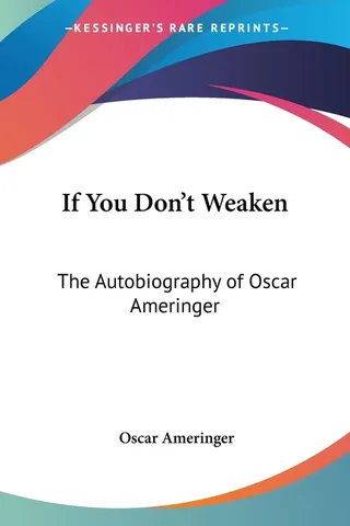 If You Don't Weaken