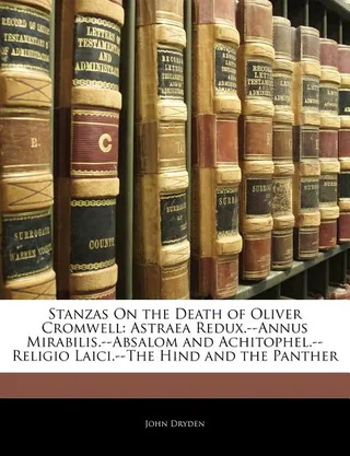 Stanzas On the Death of Oliver Cromwell