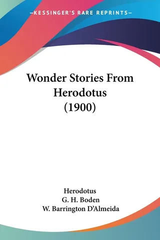 Wonder Stories From Herodotus