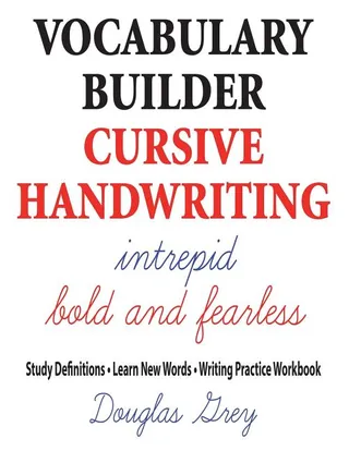 Vocabulary Builder Cursive Handwriting