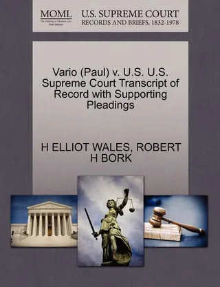 Vario (Paul) v. U.S.