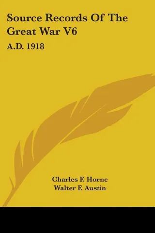Source Records Of The Great War