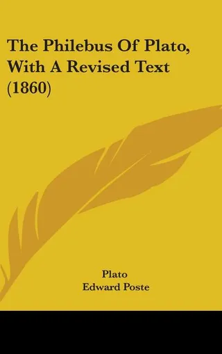 The Philebus of Plato