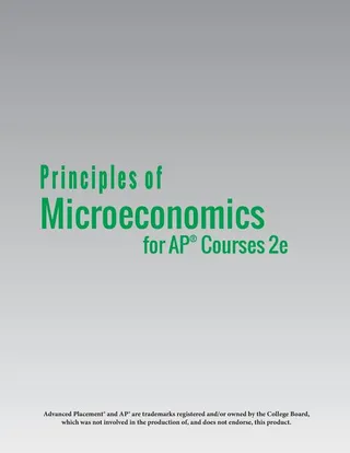 Principles of Microeconomics for AP Courses