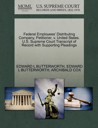 Federal Employees' Distributing Company, Petitioner, v. United States