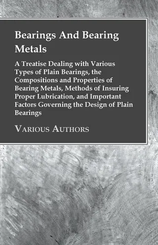 Bearings and Bearing Metals