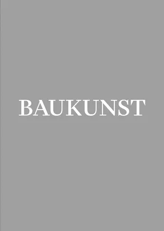 Baukunst