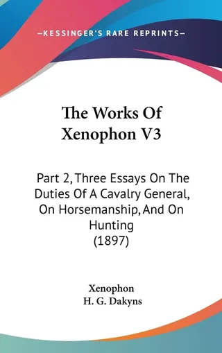The Works Of Xenophon V3