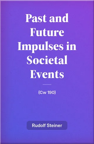 Past and Future Impulses in Societal Events
