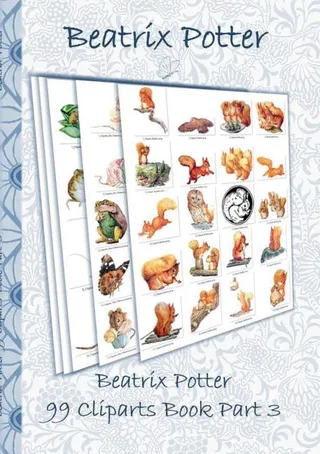 Beatrix Potter 99 Cliparts Book Part 3 Peter Rabbit