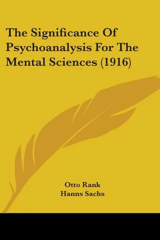 The Significance of Psychoanalysis for the Mental Sciences