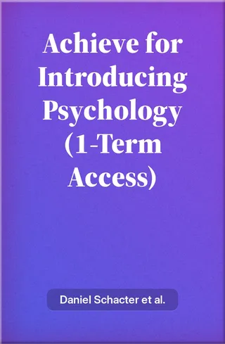 Introducing Psychology