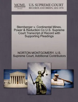 Sternberger v. Continental Mines, Power & Reduction Co