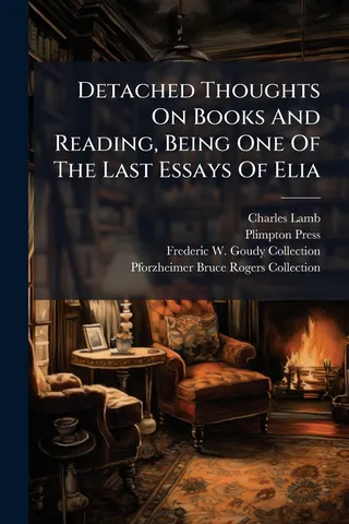 Detached Thoughts On Books And Reading
