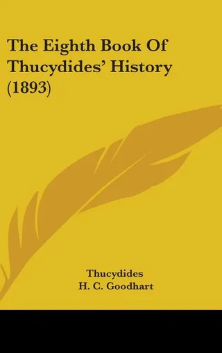 The Eighth Book Of Thucydides' History