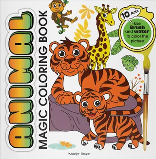 Animal Magic Coloring Book